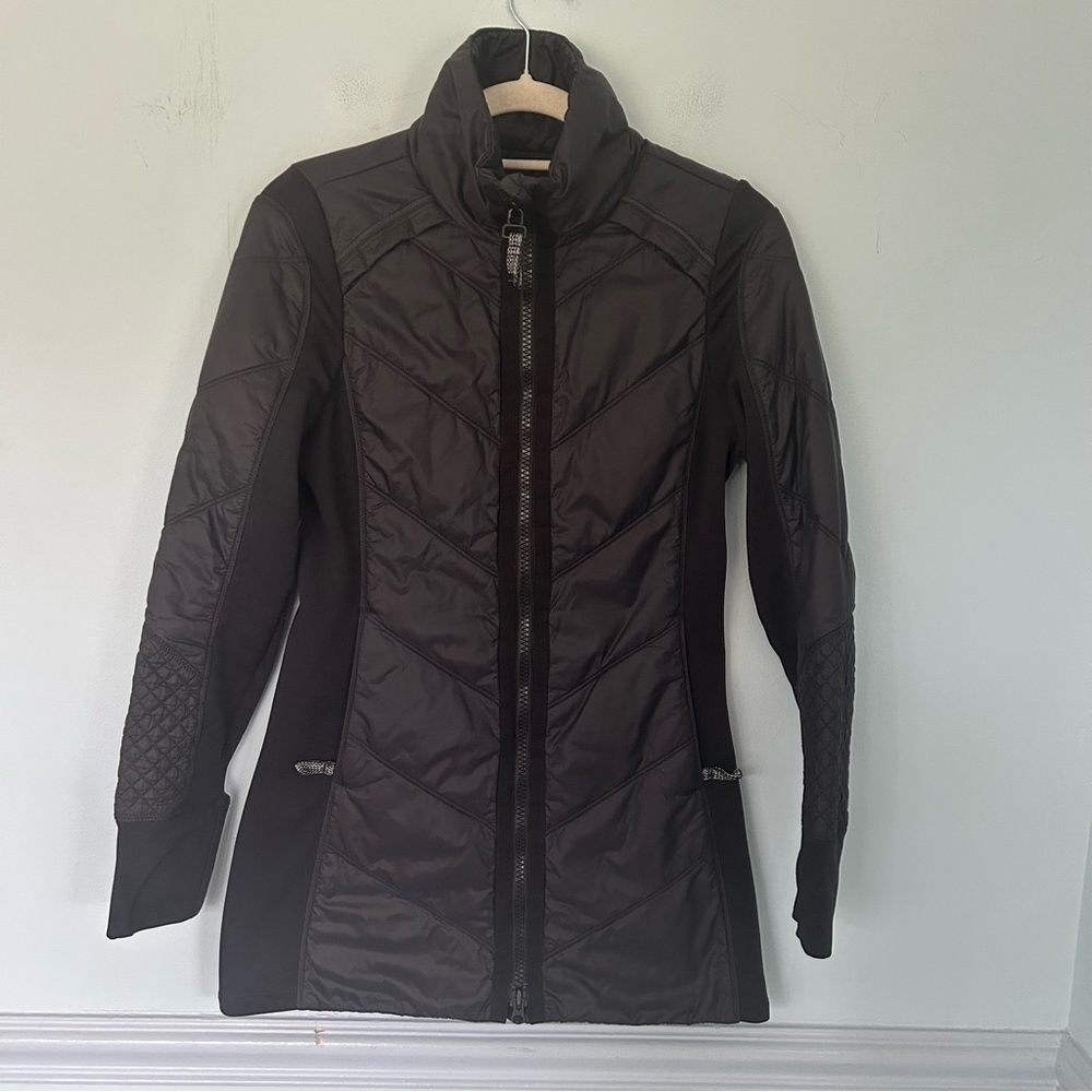 Athleta Black Rock Ridge Prima-loft Full-Zip Coat Size XS
